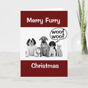 CARTE NOËL POUR CHIEN/GROOMER DE CHIEN/VÉTÉRINAIRE/PLUS