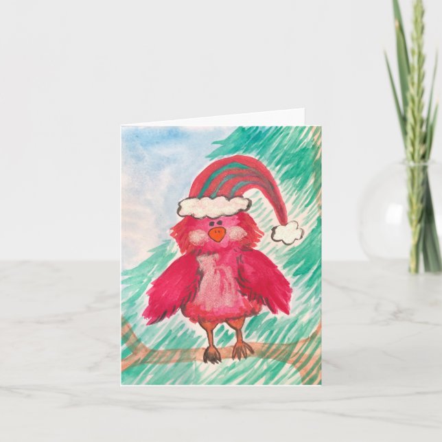 Carte Noel Redbird (Devant)
