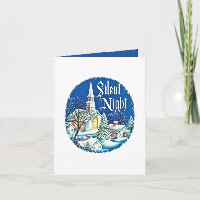 Carte Noël rétro vintage (Devant)