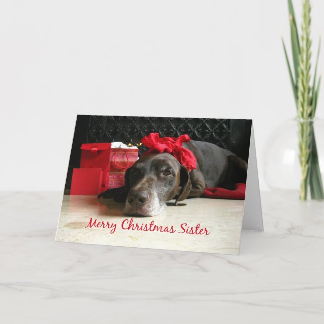 Carte Noël Soeur Merry (Devant)