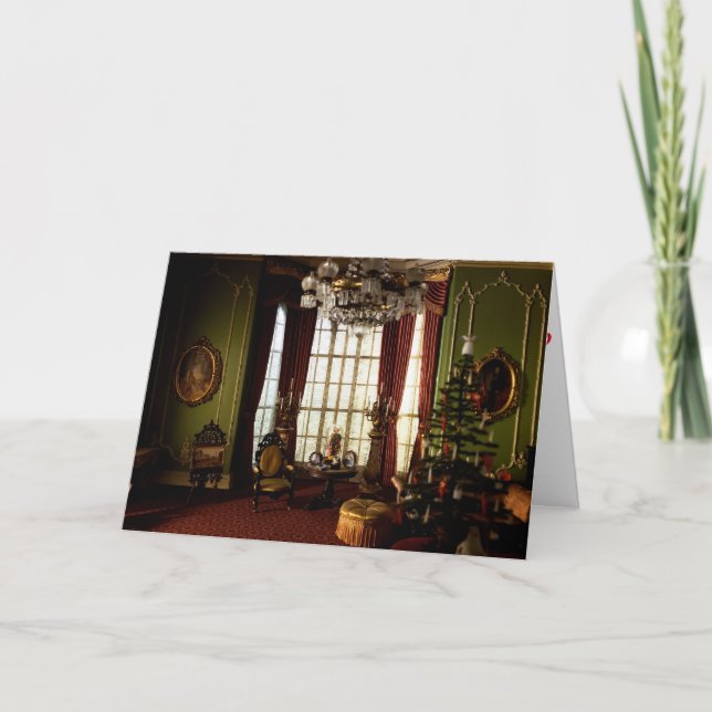 Carte Noël victorien (Devant)