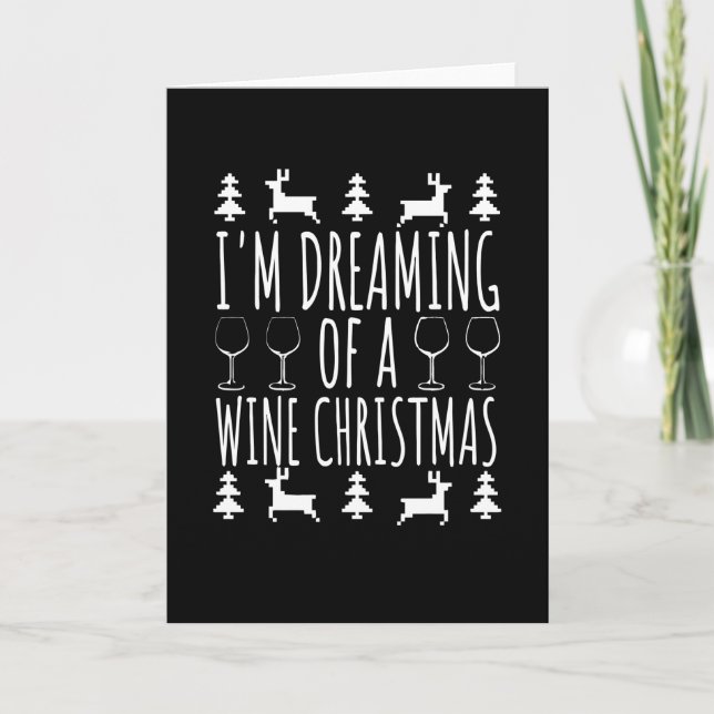 Carte Noël Vin (Devant)