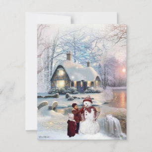 Carte Noël Winter Wonderland Snowman