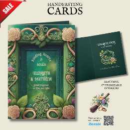 CARTE NOEUDS CELTIQUES IRLANDAIS PERSONNALISÉS