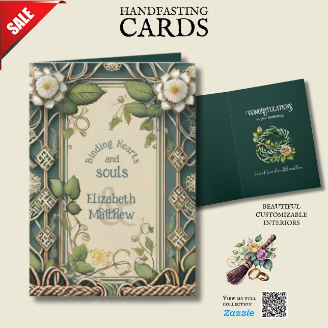 CARTE NOEUDS CELTIQUES IRLANDAIS PERSONNALISÉS (Créateur téléchargé)