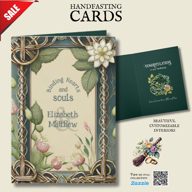 CARTE NOEUDS CELTIQUES IRLANDAIS PERSONNALISÉS (Créateur téléchargé)