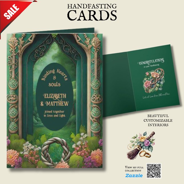 CARTE NOEUDS CELTIQUES IRLANDAIS PERSONNALISÉS (Créateur téléchargé)