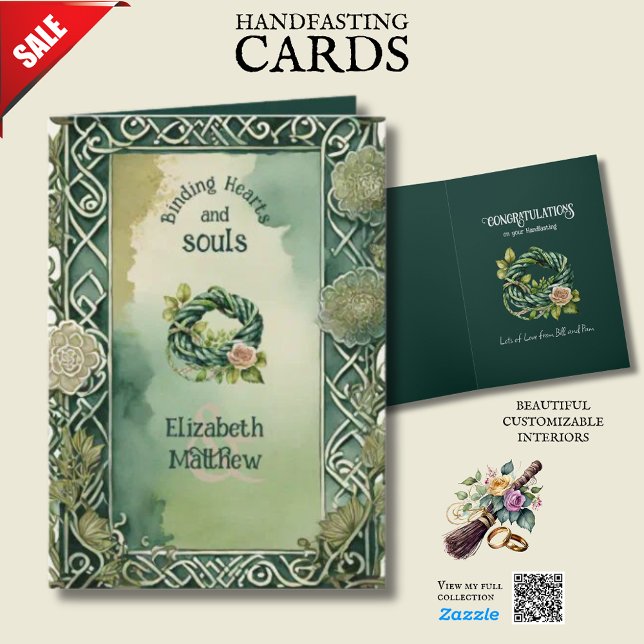 CARTE NOEUDS CELTIQUES IRLANDAIS PERSONNALISÉS (Créateur téléchargé)