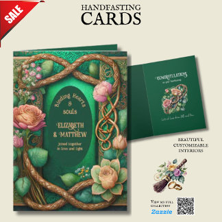 CARTE NOEUDS D'AMOUR CELTIQUE PERSONNALISÉS