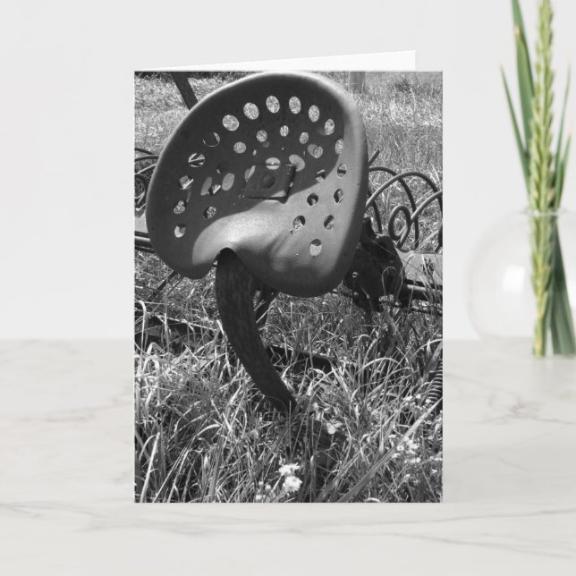 Carte Noir, blanc et rouillé (Devant)