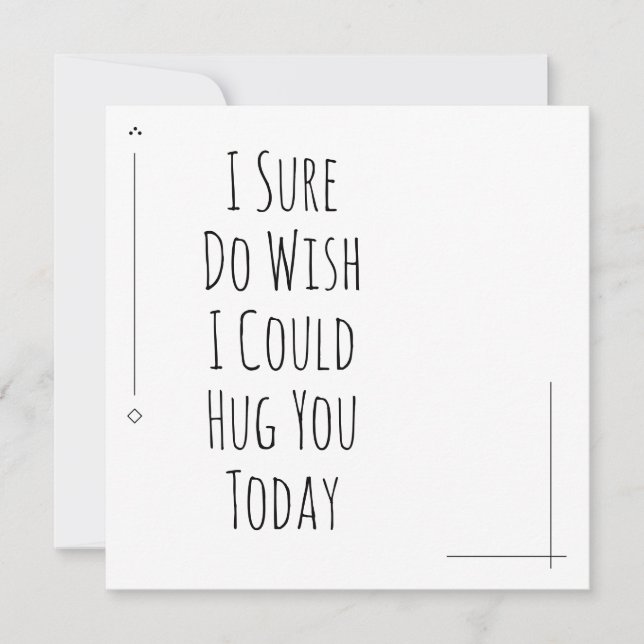 Carte Noir & Blanc Je Voudrais Vraiment Vous Embrasser A (Devant)