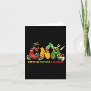 Carte Noir Cna Graduation Certifiée Infirmière Istant Bl