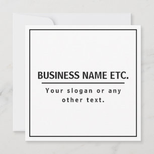 Carte Noir et blanc moderne