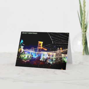 Carte noire du marché de Noël