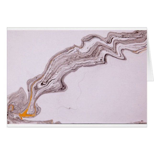 Carte noire et orange (Devant Horizontal)