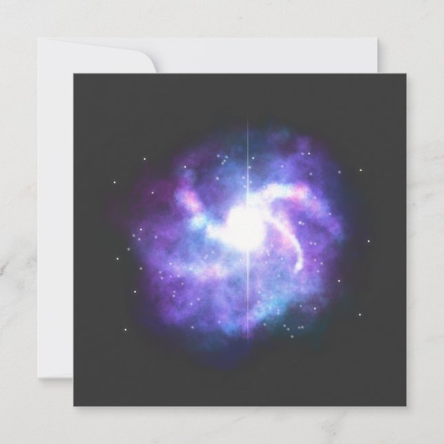 Carte noire Nebula/Space (Devant)