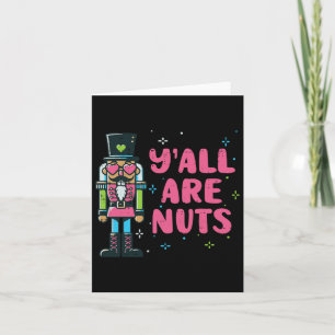 Carte Noisette de Noël Yall are Nuisette Drôle Noël Homm