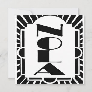 Carte NOLA Art Déco