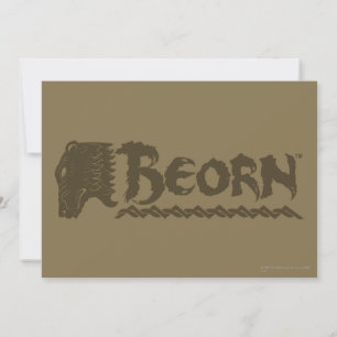 Carte Nom de tête d'ours BEORN™