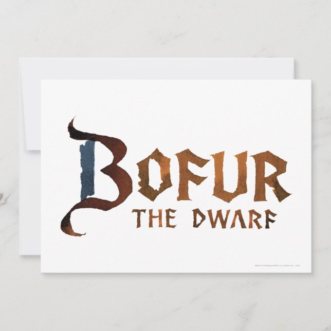 Carte Nom du bofur (Devant)
