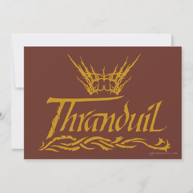 Carte Nom du thranduil (Devant)