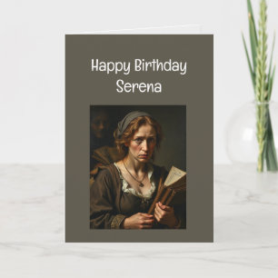 Carte Nom personnalisé Funny Anniversaire pour Occupé St