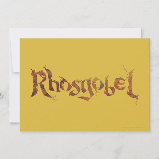 Carte Nom Rhosgobel (Devant)