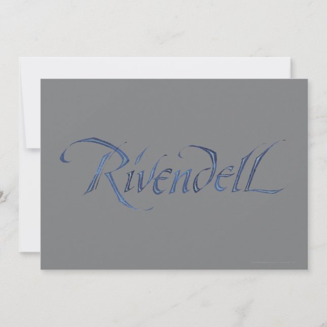 Carte Nom Rivendell Texté (Devant)