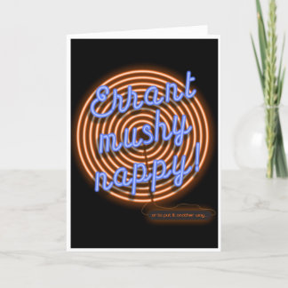 Carte Nombreux anagrammes amusants de Happy Returns