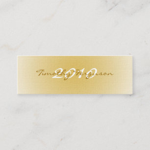 Carte nominative blanche d'obtention du diplôme