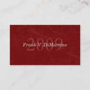 Carte nominative licenciée avec la photo - rouge