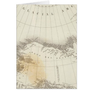 Carte non colorée nord-américaine