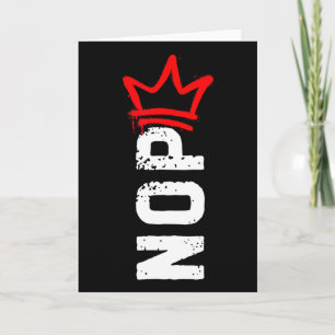 Carte Non Non Rois Panneau de protestation Drôle Anti-tr