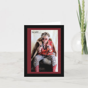 Carte Non, pas 5 jours de travail par semaine pour moi C