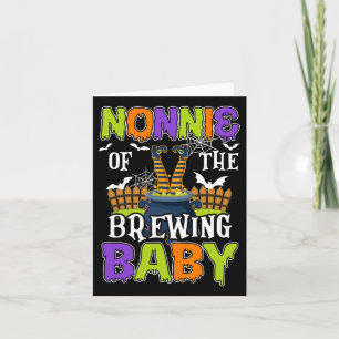 Carte Nonnie du costume d'Halloween de Brewing Byby 