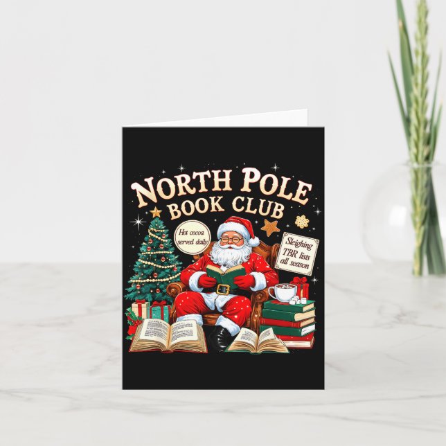 Carte North Le Book Club Cozy Christmas Reading Gift  (Devant)