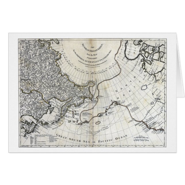 CARTE : NORTH PACIFIC (Devant horizontal)