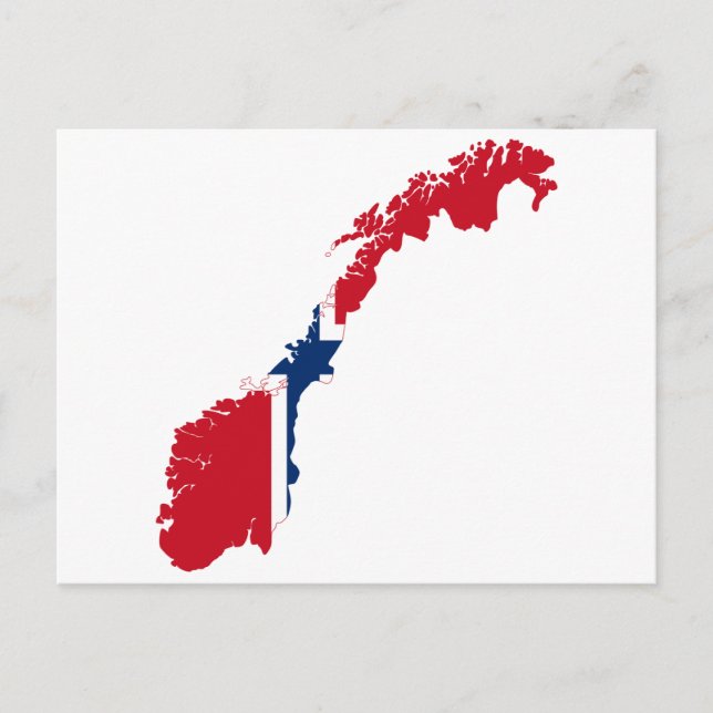CARTE NORVÈGE (Devant)