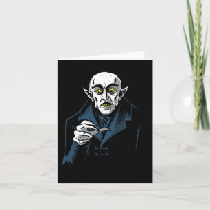 Carte Nosferatu Halloween Vampire Horreur Dracula