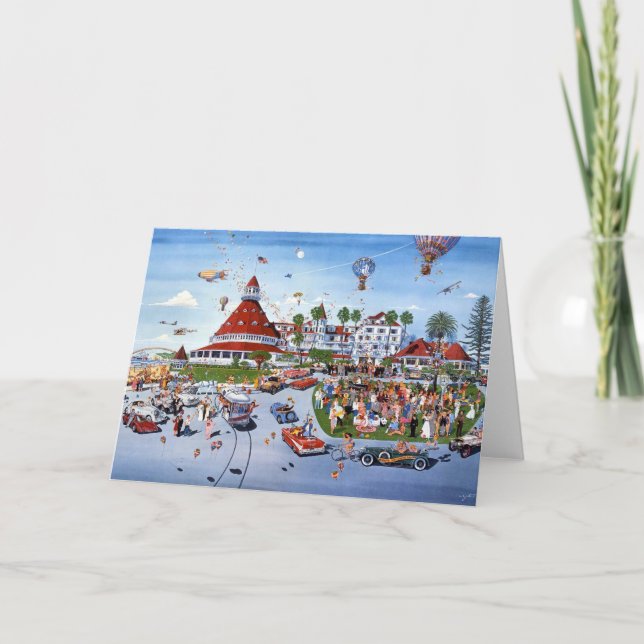 CARTE NOSTALGIE, HOTEL DEL CORONADOCALIFORNIA (Devant)