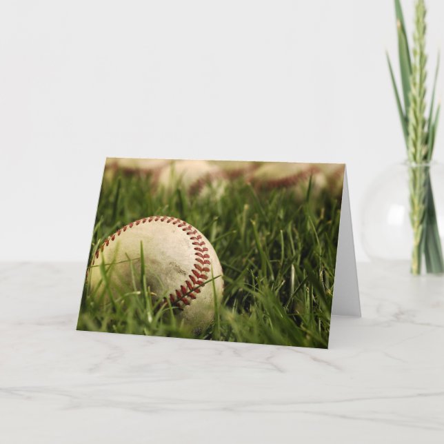 Carte Nostalgique des baseballs (Devant)