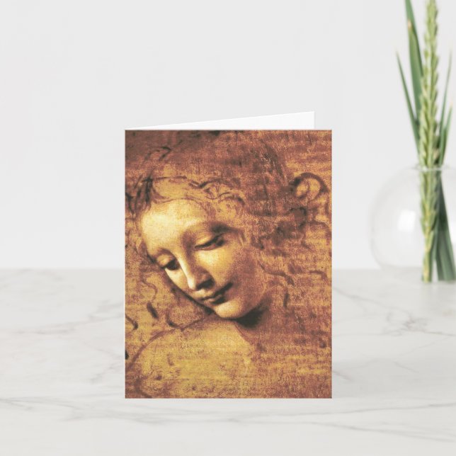 Carte Note Da Vinci La Scapigliata (Devant)