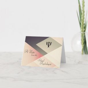 Carte Note du psychologue de l'école (cartes de notes)