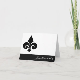 Carte Note Fleur De Lis