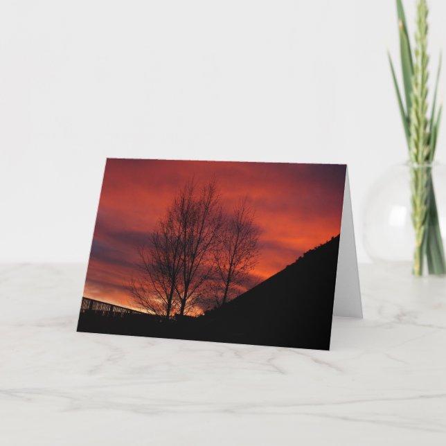 Carte note Jackson Sunset (Devant)