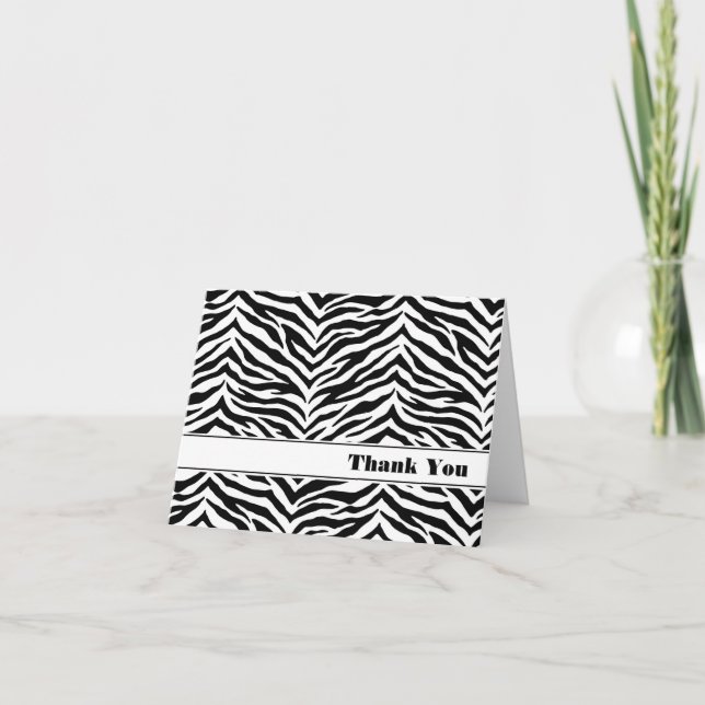 Carte Note Zebra (Devant)
