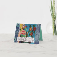 NOTECARD-AT LA FIN DU JOUR