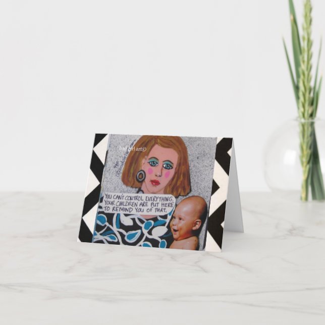 CARTE NOTECARD-YOU NE PEUT PAS COMMANDER TOUT (Devant)