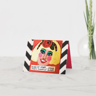 CARTE NOTECARD-YOUNG AU COEUR