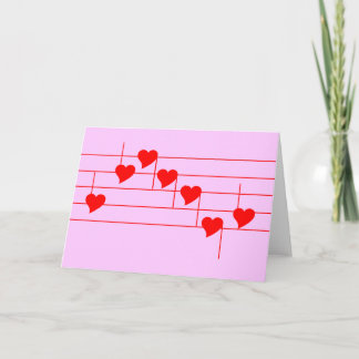 Carte Notes d'amour
